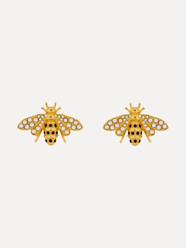 Bee Clip-On Earrings sold by Oscar de la Renta