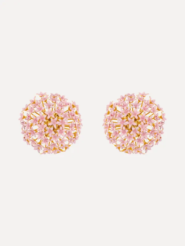 Large Allium Pompom Clip-On Earrings sold by Oscar de la Renta