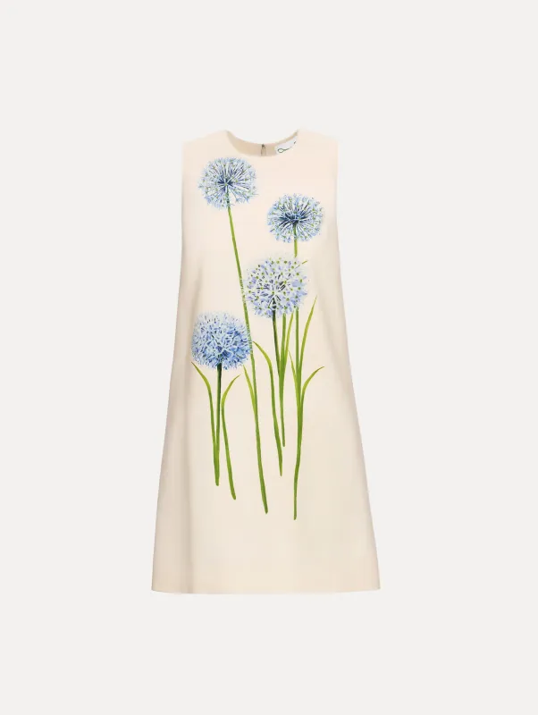 Allium Wool Shift Dress sold by Oscar de la Renta