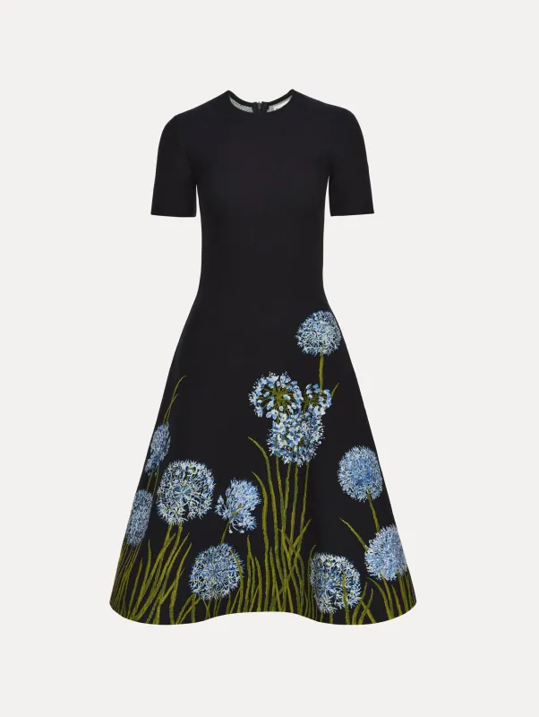 Allium Jacquard Knit Dress sold by Oscar de la Renta