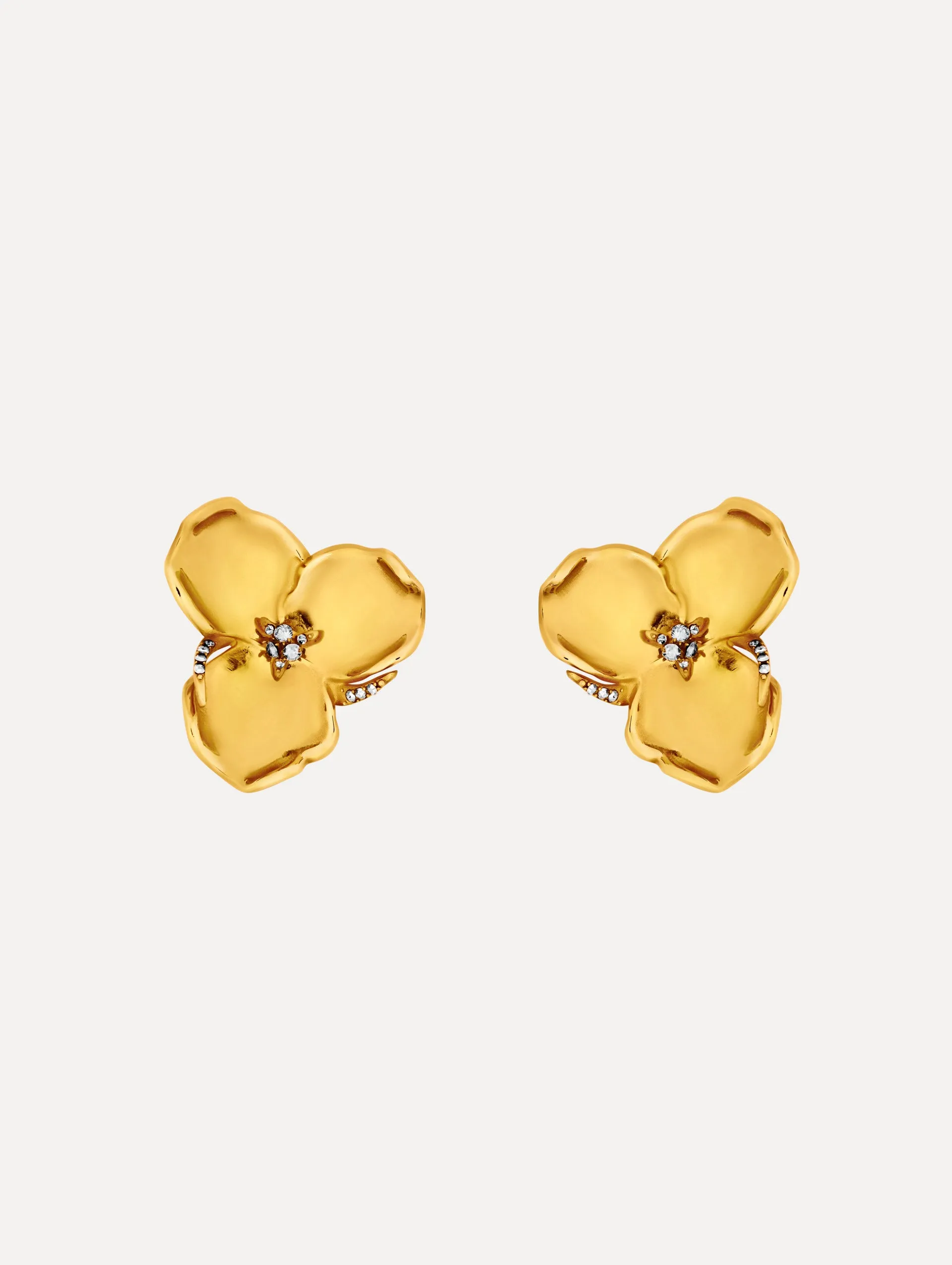 Gold Blossom Earrings sold by Oscar de la Renta