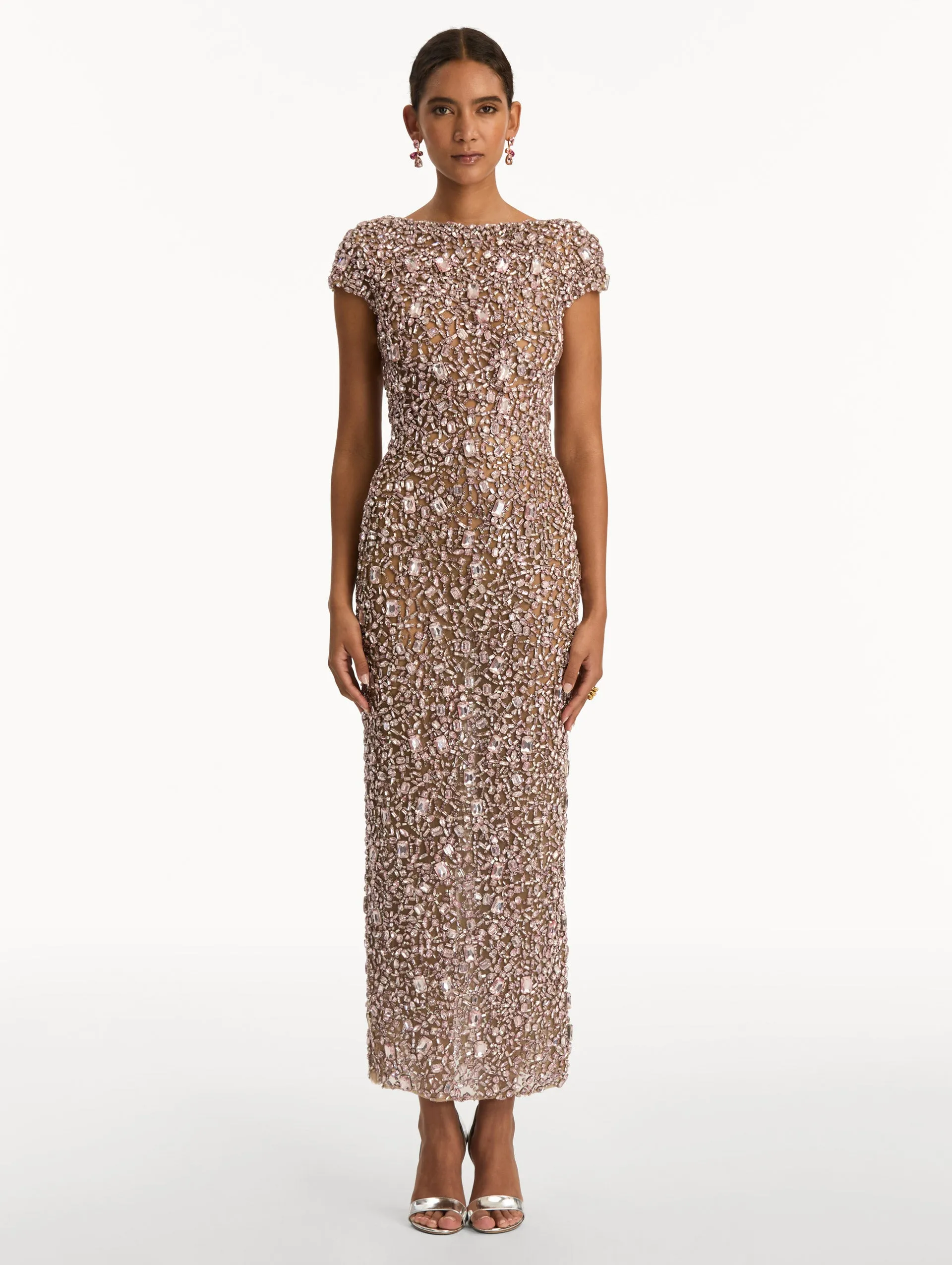 Mosaic Crystal Embroidered Gown sold by Oscar de la Renta product image thumbnail 2