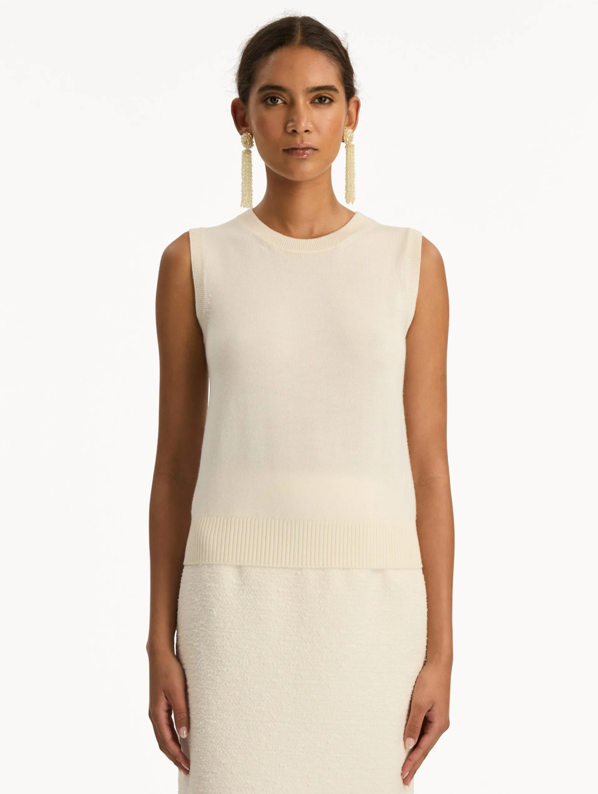 Virgin Wool Tank sold by Oscar de la Renta product image thumbnail 2