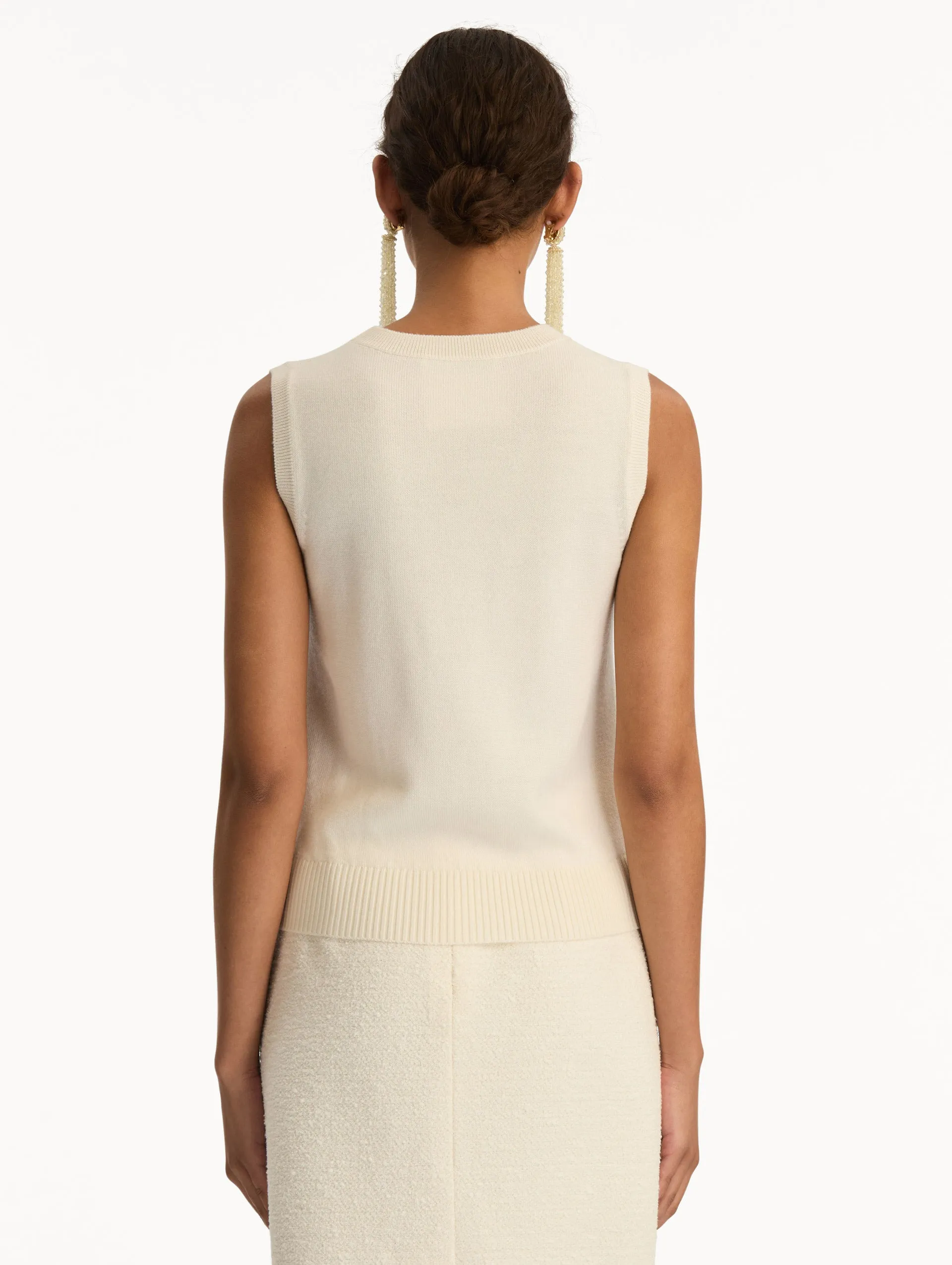 Virgin Wool Tank sold by Oscar de la Renta product image thumbnail 3