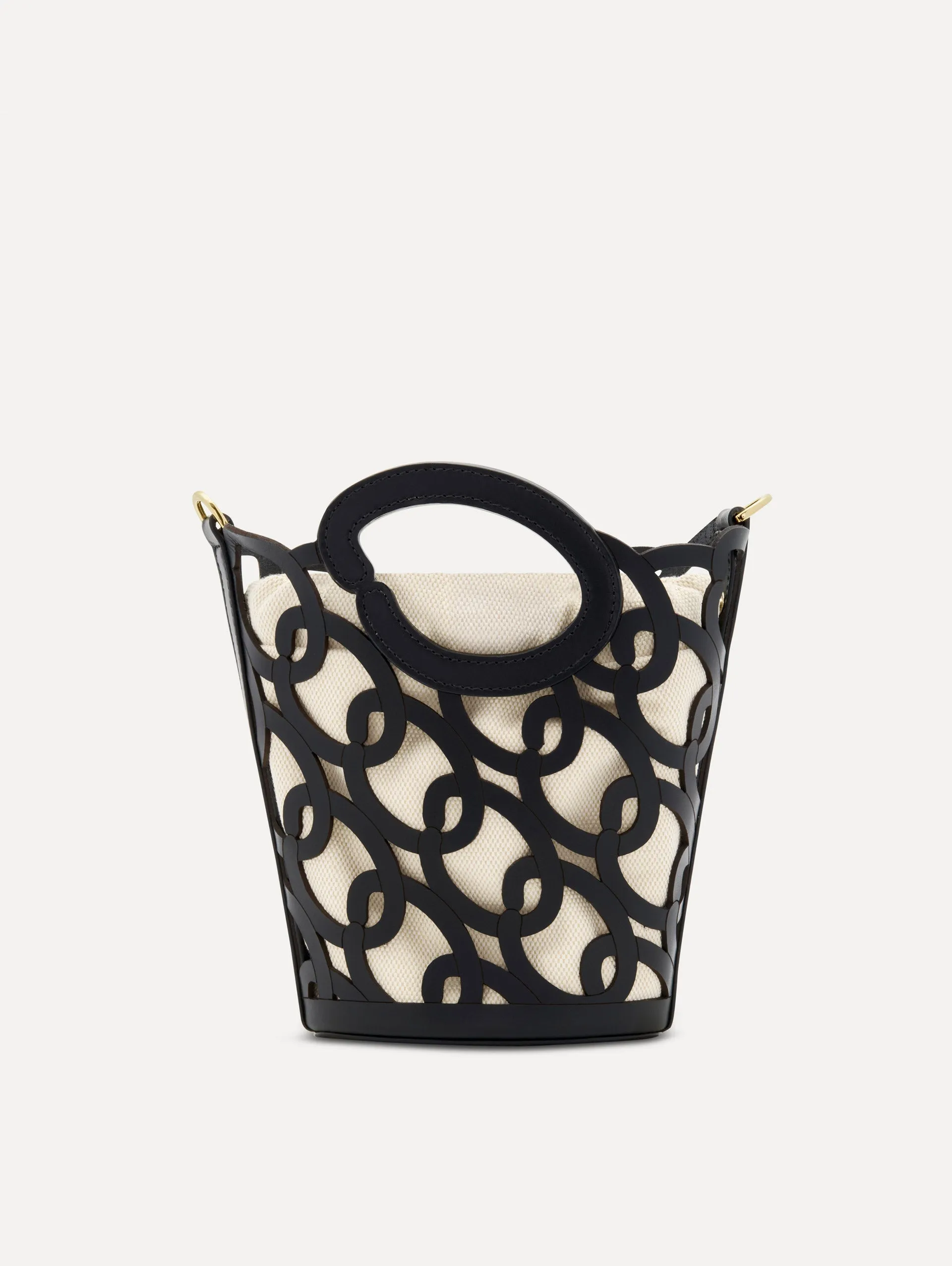 Oscar Chain-Link Leather Mini Tote sold by Oscar de la Renta product image thumbnail 4