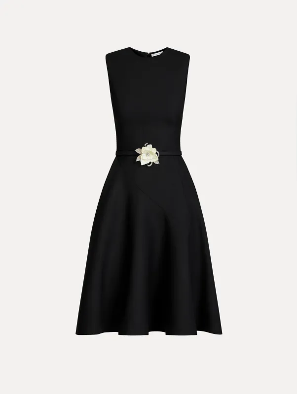 Floral Belt Sleeveless Dress sold by Oscar de la Renta