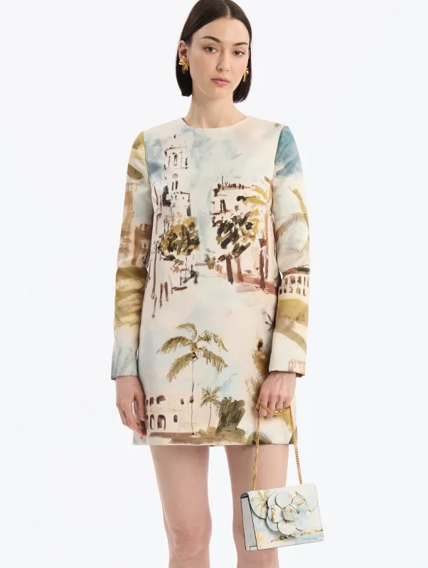 Dominican Landscape Printed Mini TRO Bag sold by Oscar de la Renta