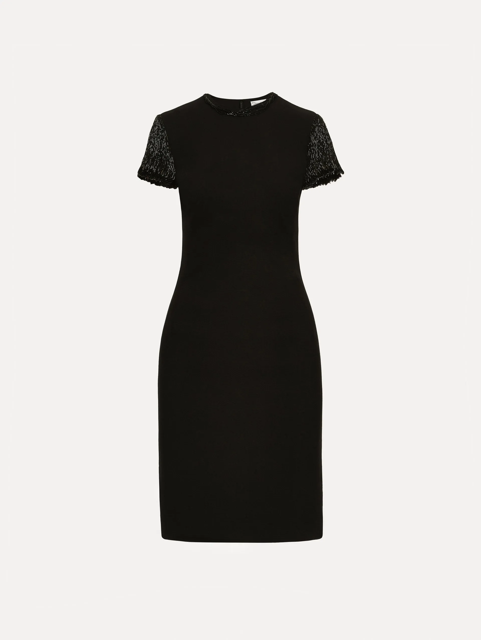 Bugle Bead Embroidered Cocktail Dress sold by Oscar de la Renta