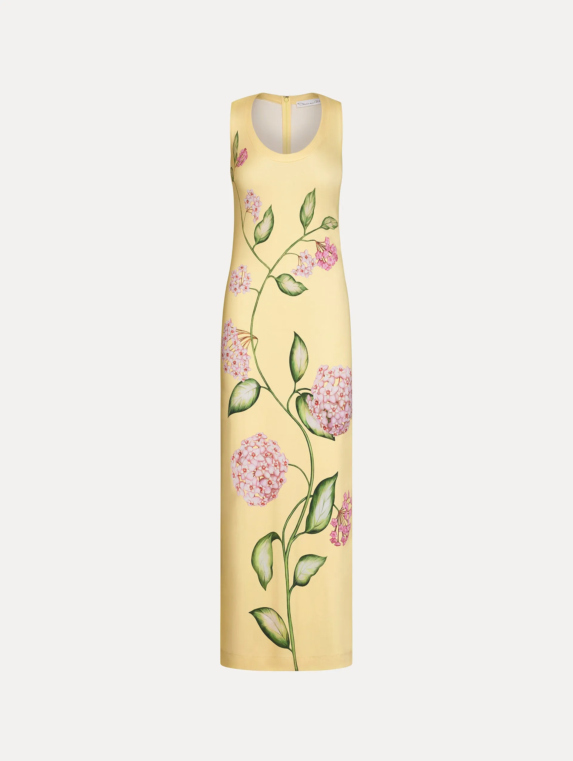 Porcelain Flower Jersey Dress sold by Oscar de la Renta