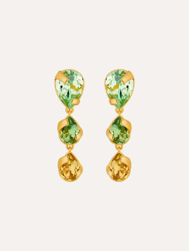 Pear-Cut Drop Earrings sold by Oscar de la Renta