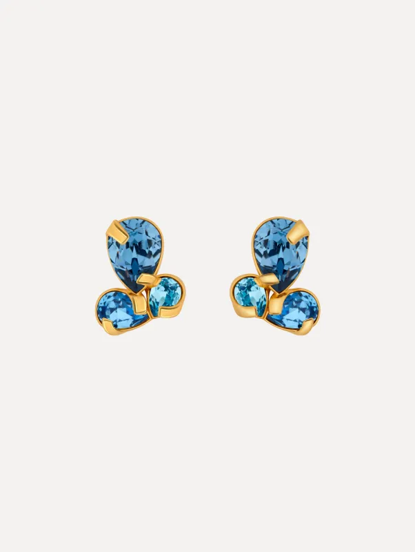 Pear-Cut Cluster Earrings sold by Oscar de la Renta