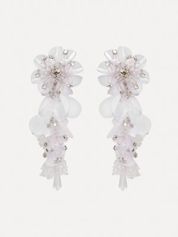 Bouquet Drop Clip-On Earrings sold by Oscar de la Renta