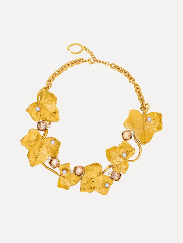 Ivy Vine Necklace made by Oscar de la Renta