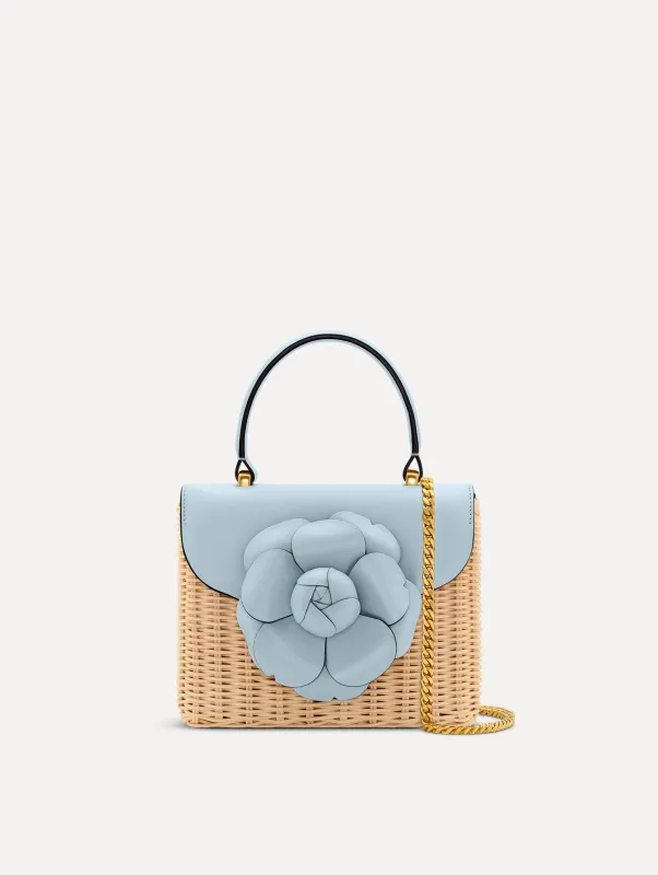 Wicker Mini TRO Bag sold by Oscar de la Renta