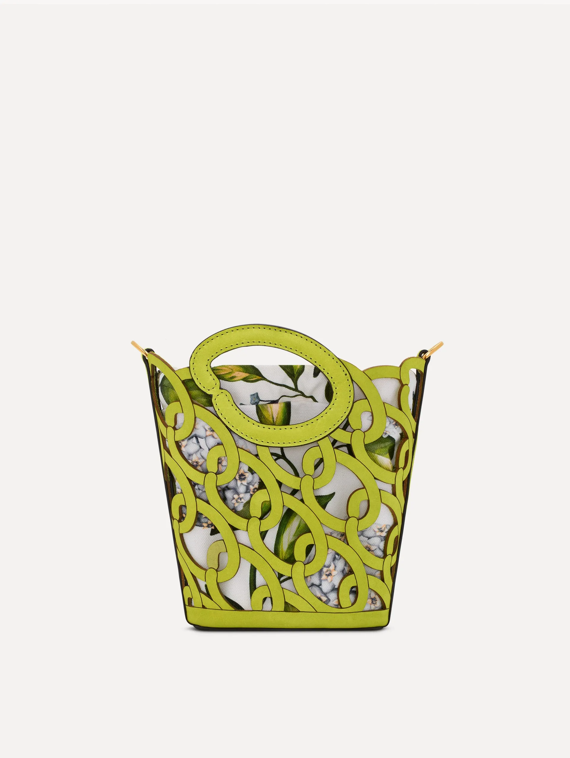 Oscar Chain-Link Leather Mini Tote sold by Oscar de la Renta product image thumbnail 3
