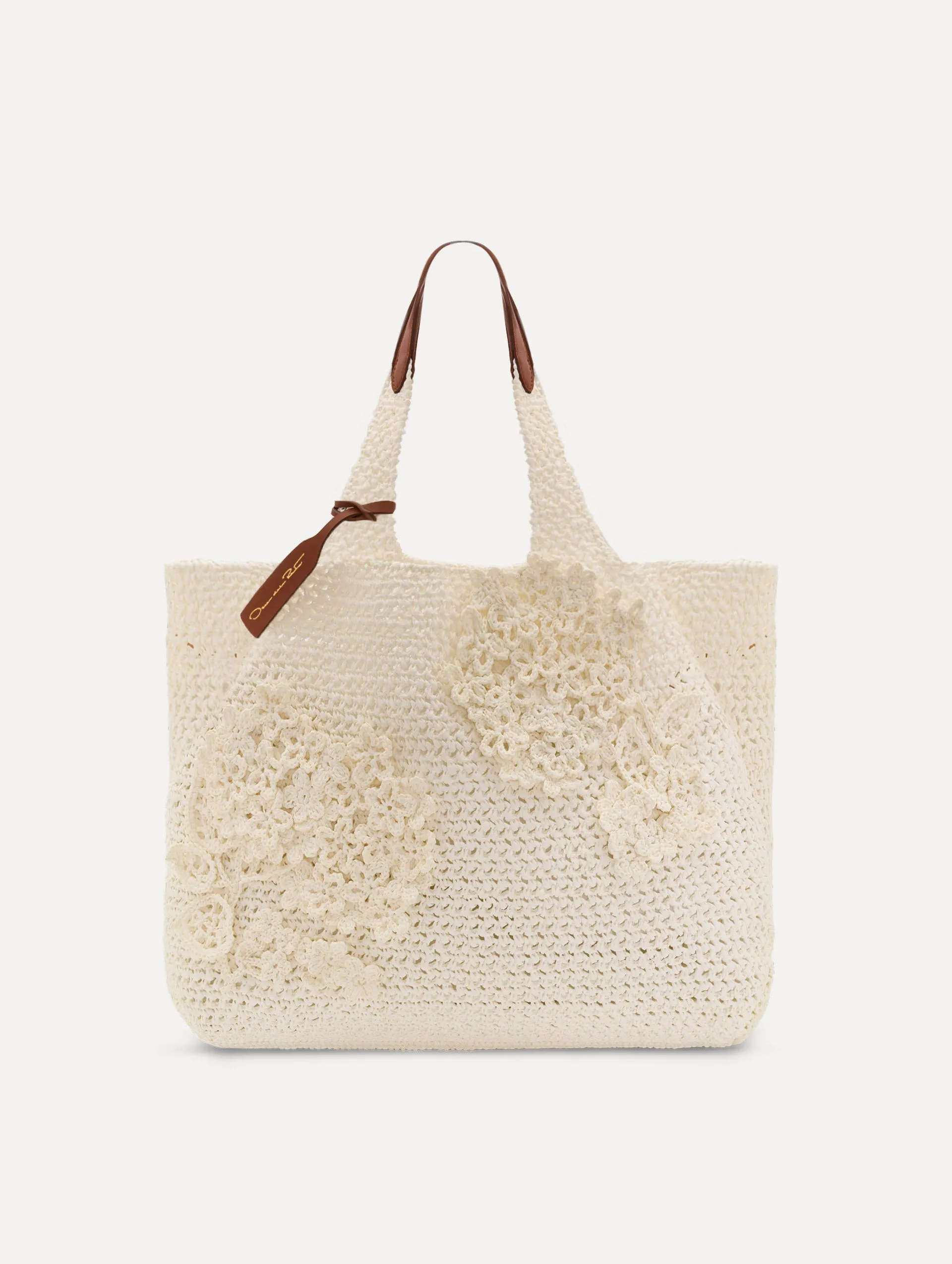 The Topaz in Crochet Raffia sold by Oscar de la Renta