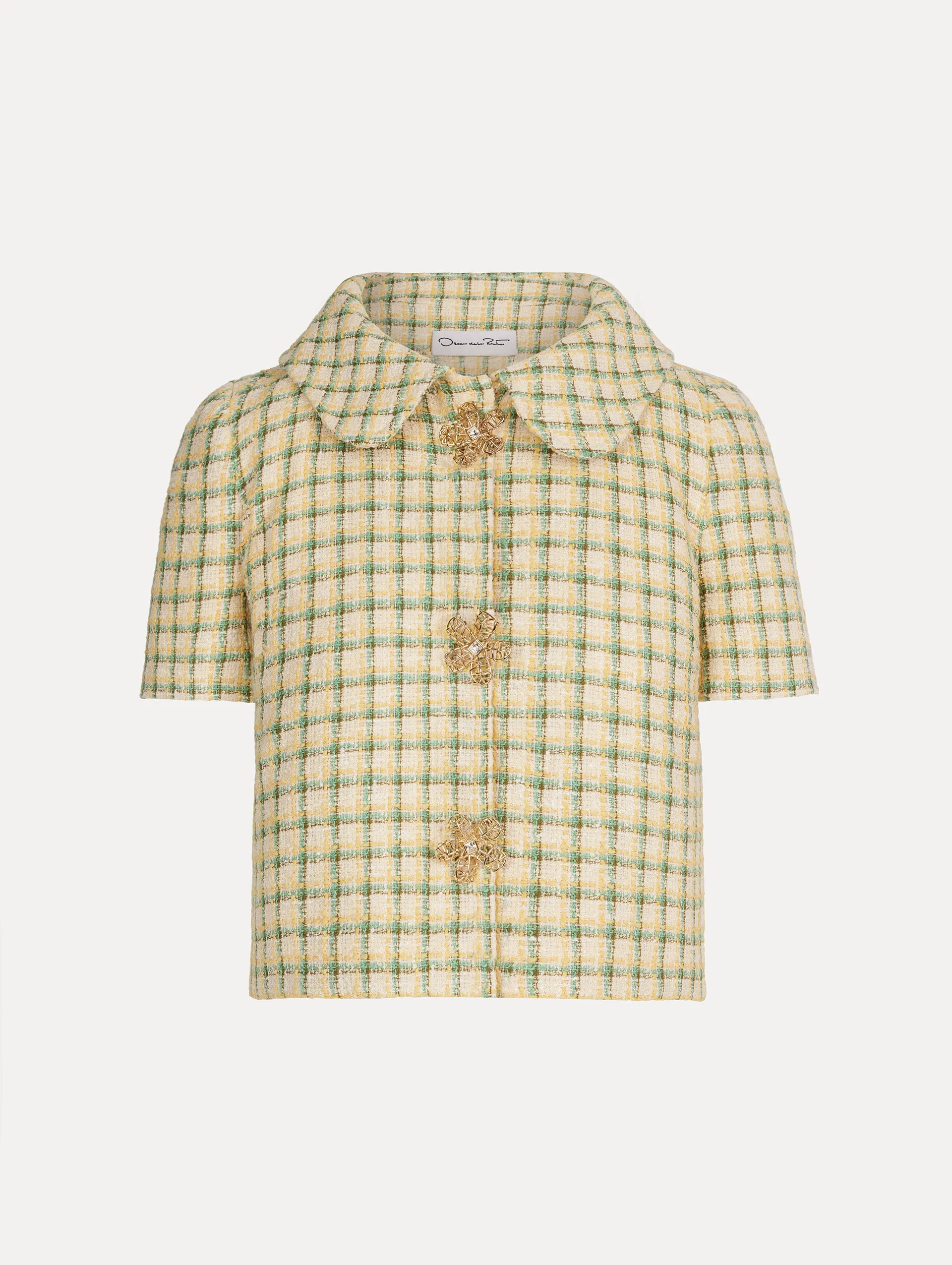 Checked Tweed Jacket sold by Oscar de la Renta