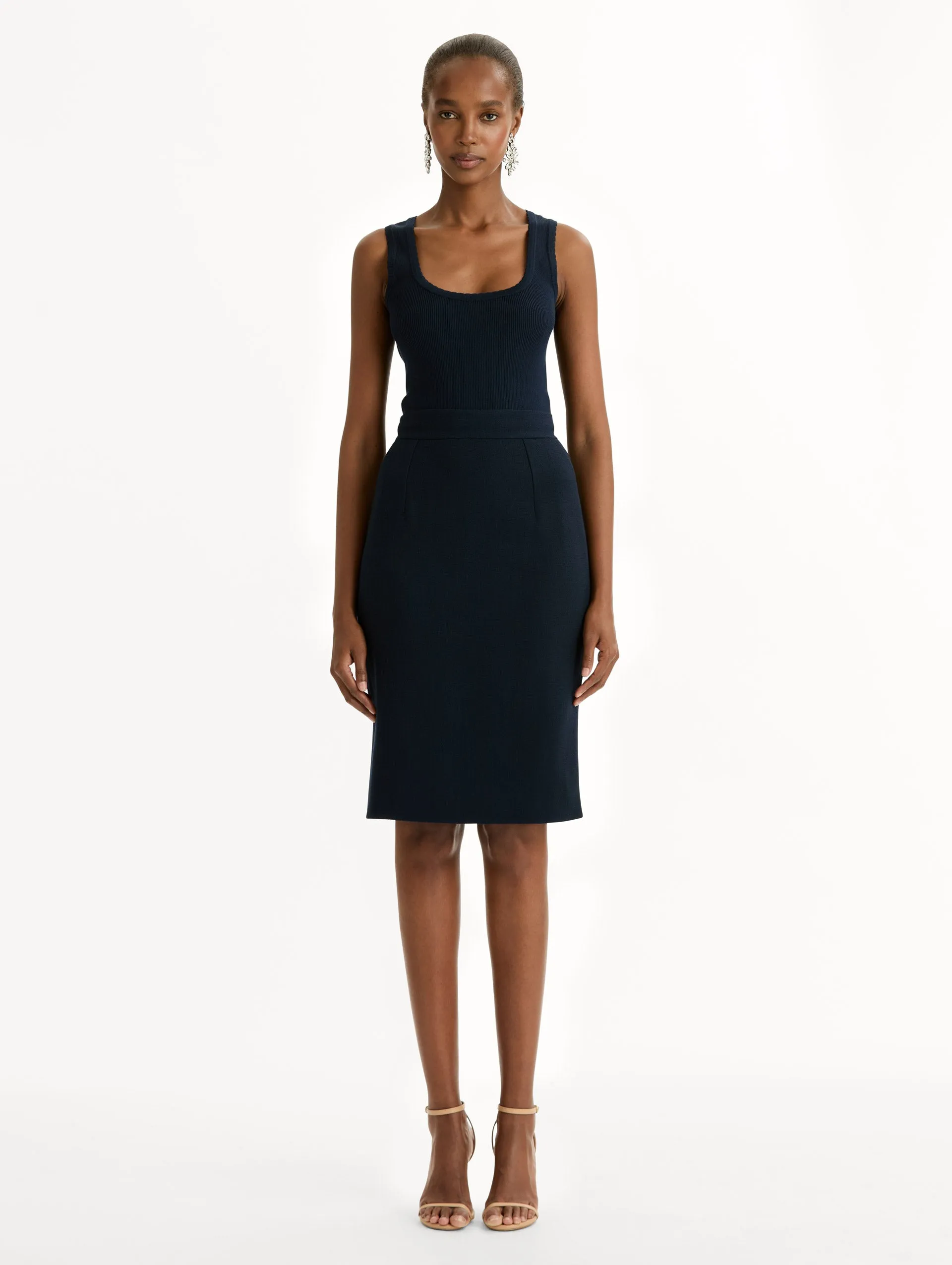 Wool-Blend Pencil Skirt sold by Oscar de la Renta product image thumbnail 2