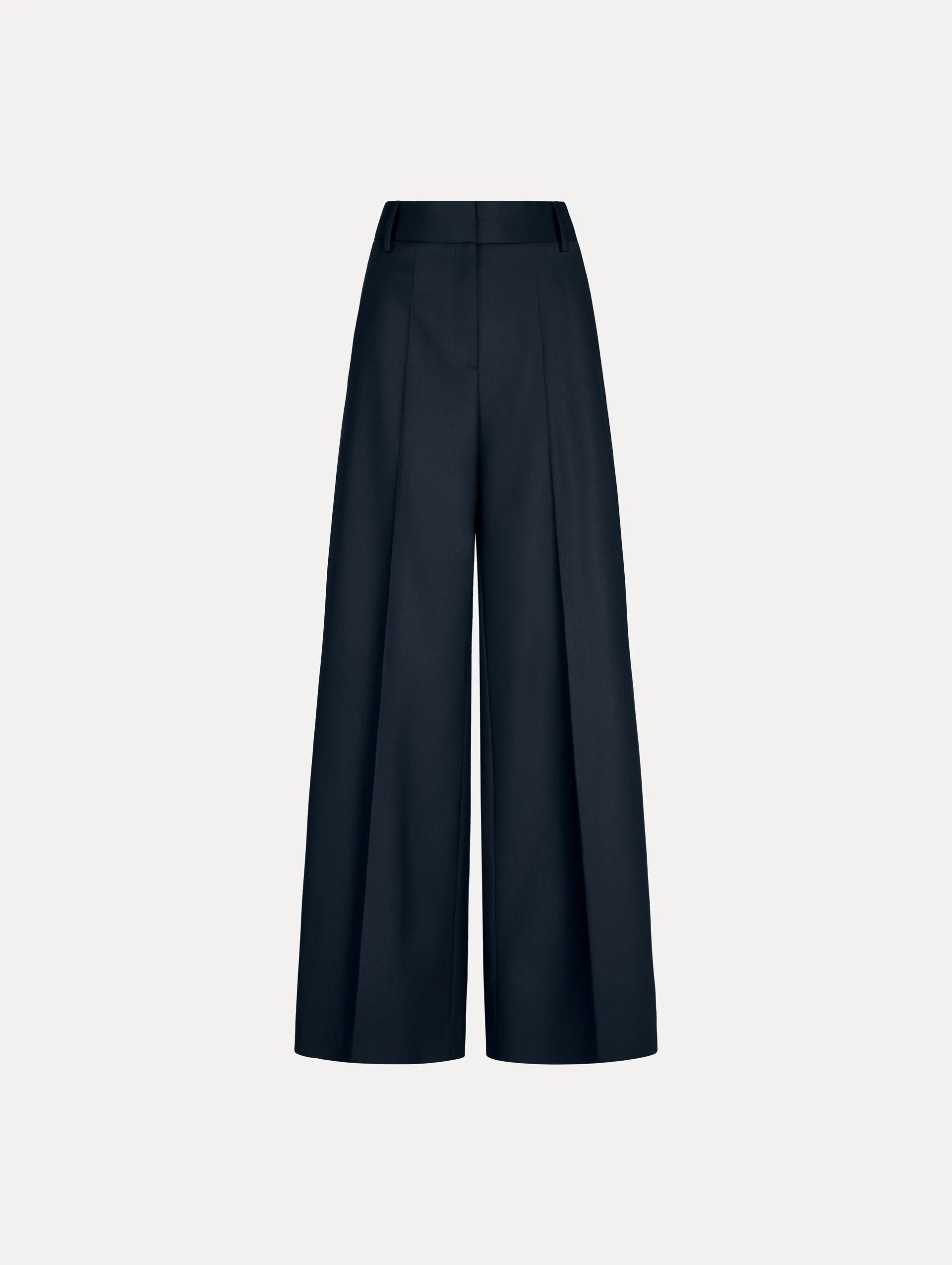 Wide-Leg Wool-Blend Pant sold by Oscar de la Renta