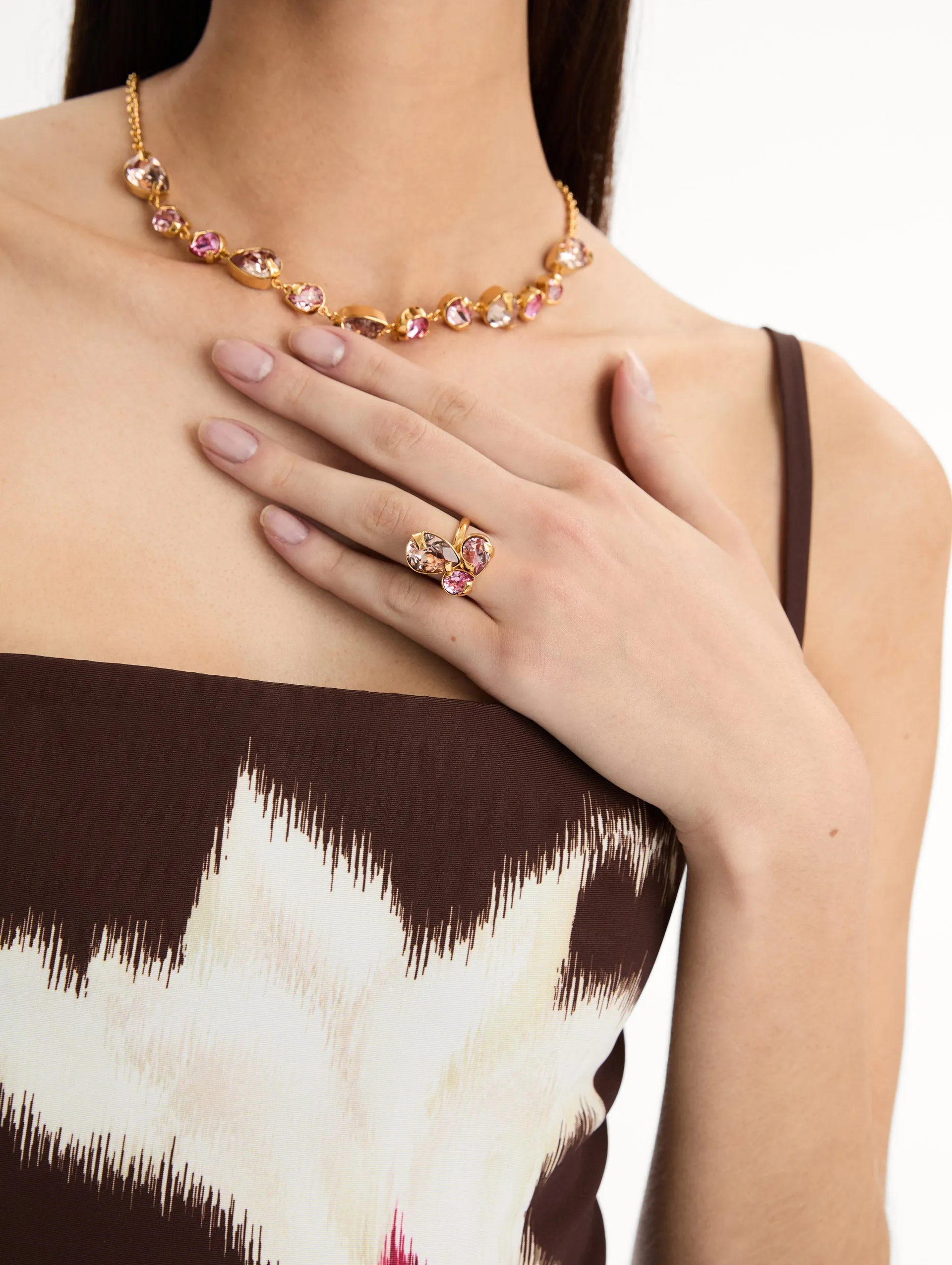 Pear-Cut Cluster Ring sold by Oscar de la Renta product image thumbnail 3