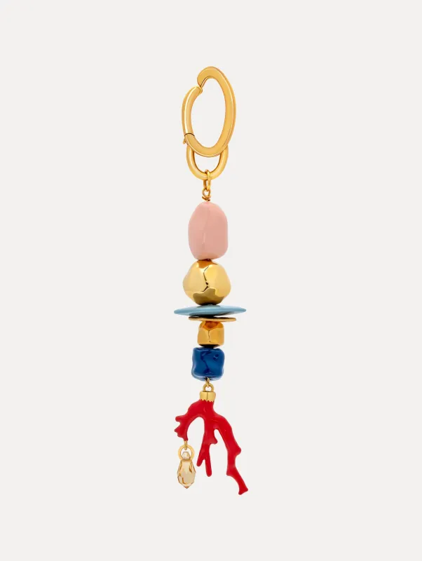Sea Glass Bag Charm made by Oscar de la Renta