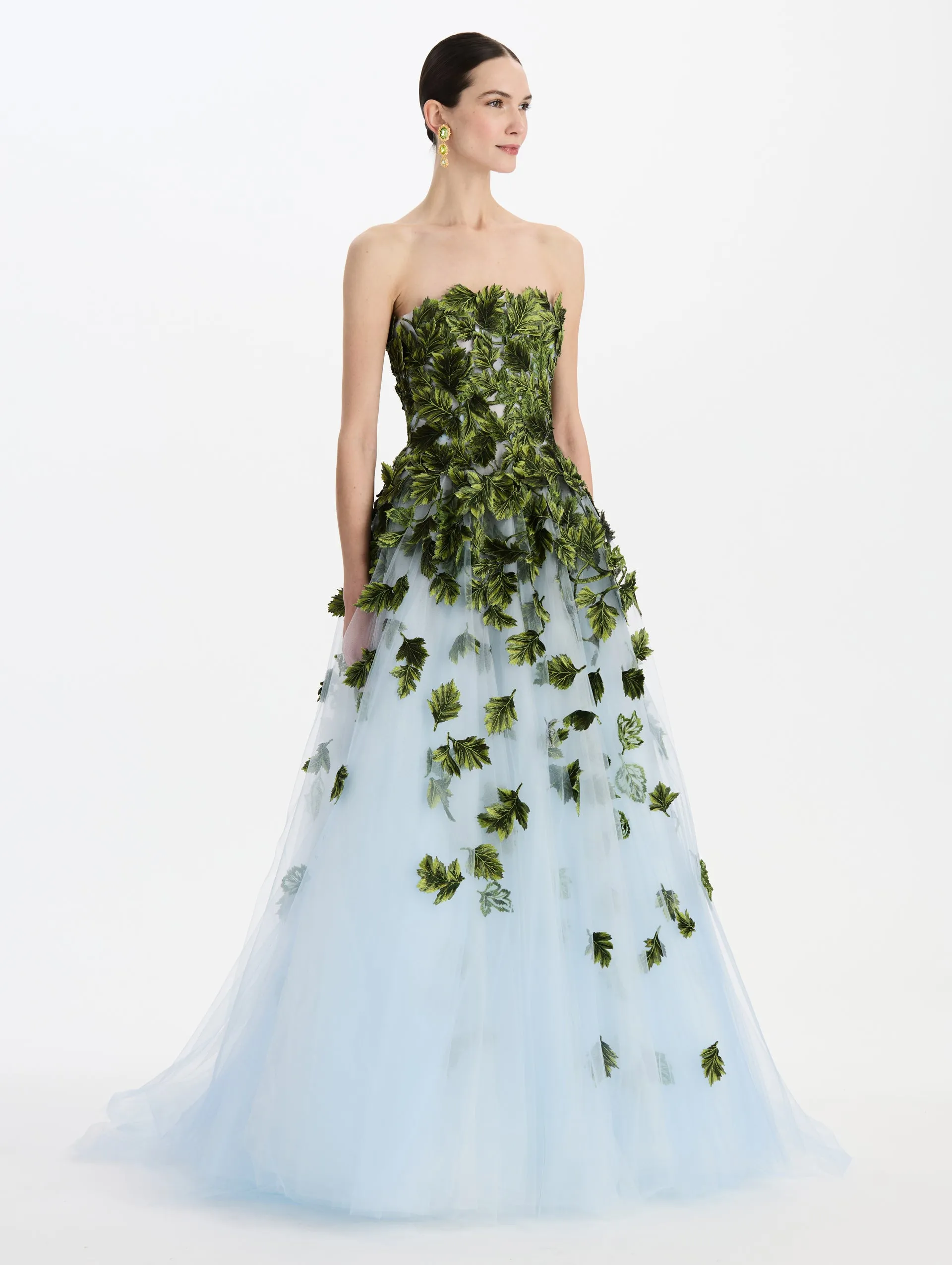 Maple Leaf Appliqué Gown sold by Oscar de la Renta product image thumbnail 3