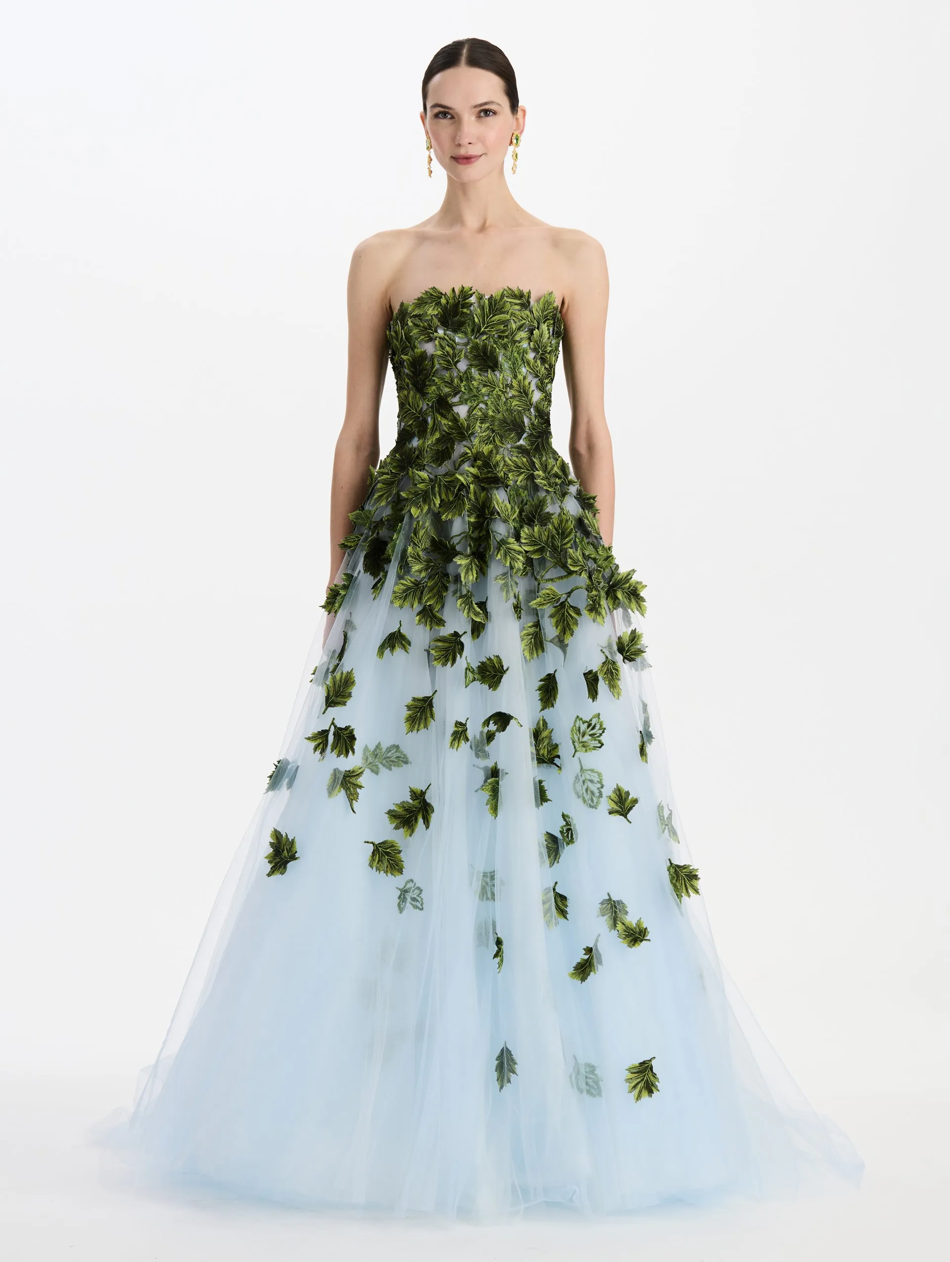Maple Leaf Appliqué Gown sold by Oscar de la Renta