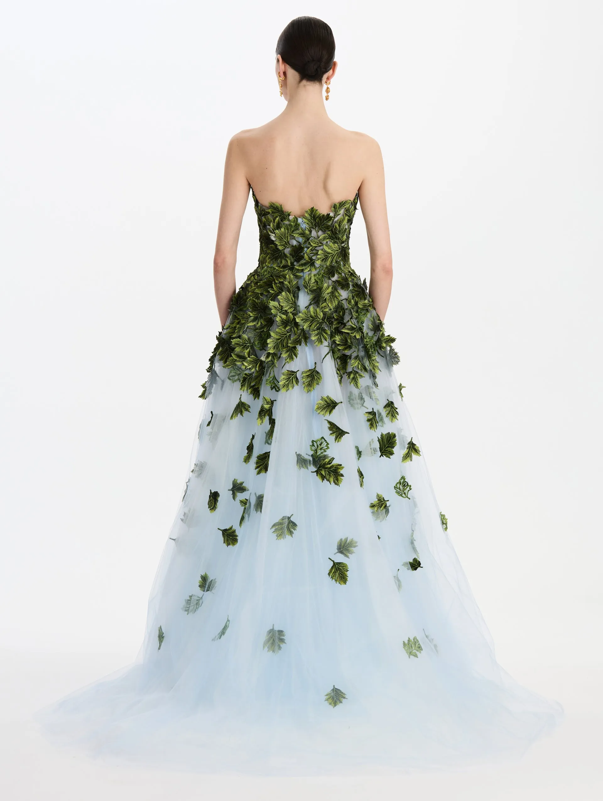Maple Leaf Appliqué Gown sold by Oscar de la Renta product image thumbnail 2