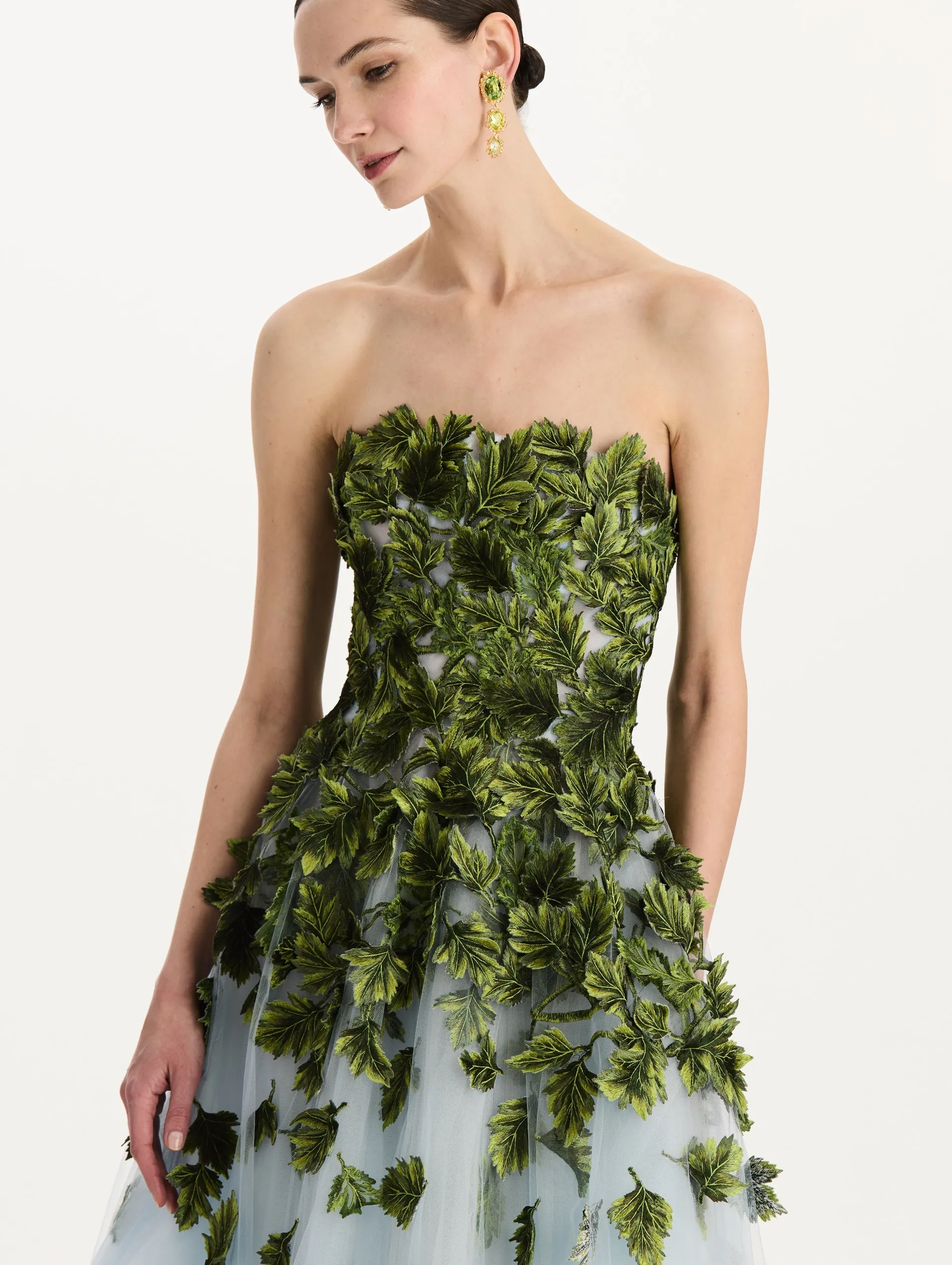 Maple Leaf Appliqué Gown sold by Oscar de la Renta product image thumbnail 4