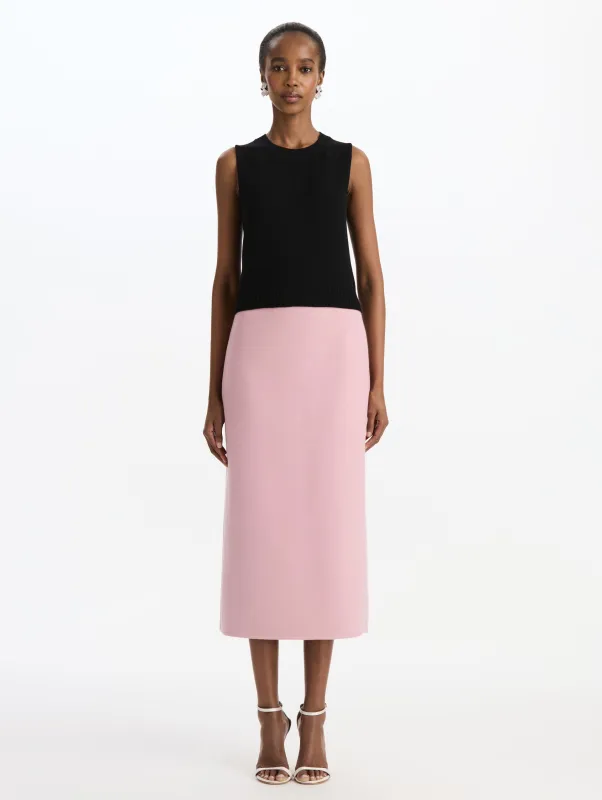 Cropped Wool Tank sold by Oscar de la Renta