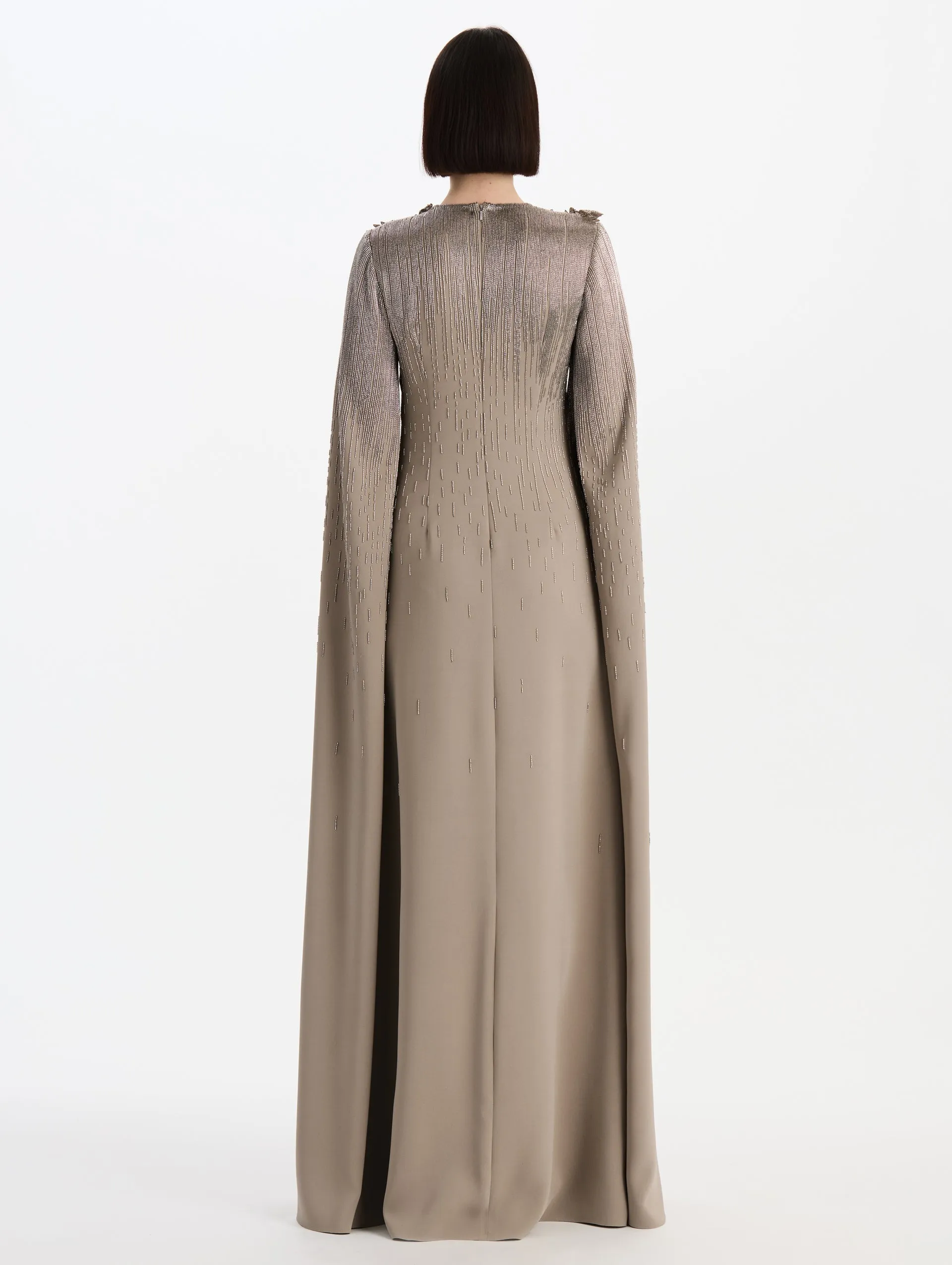 Maple Leaves Cutout Embroidered Caftan sold by Oscar de la Renta product image thumbnail 2