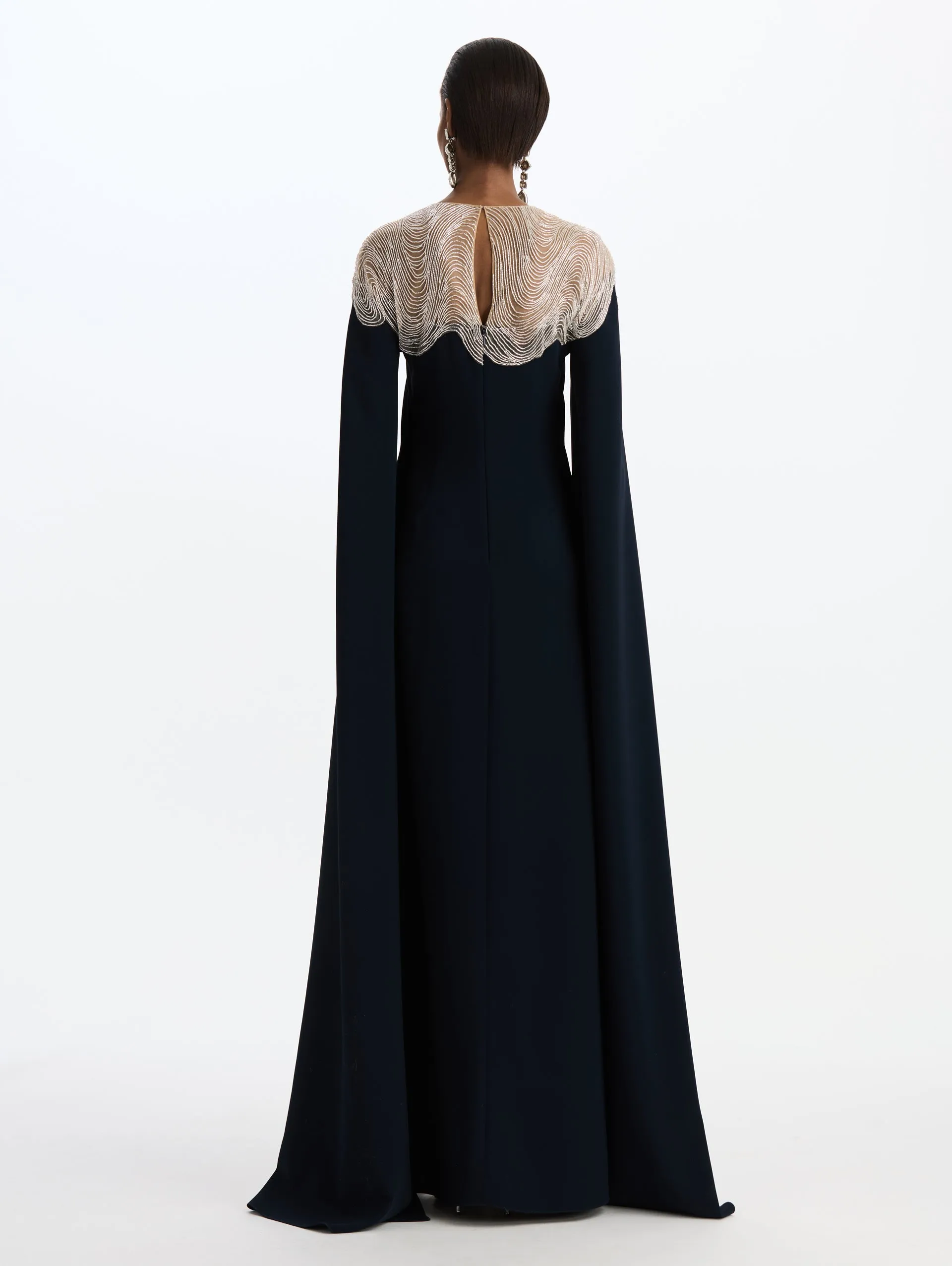Beaded Wave Embroidered Caftan sold by Oscar de la Renta product image thumbnail 2