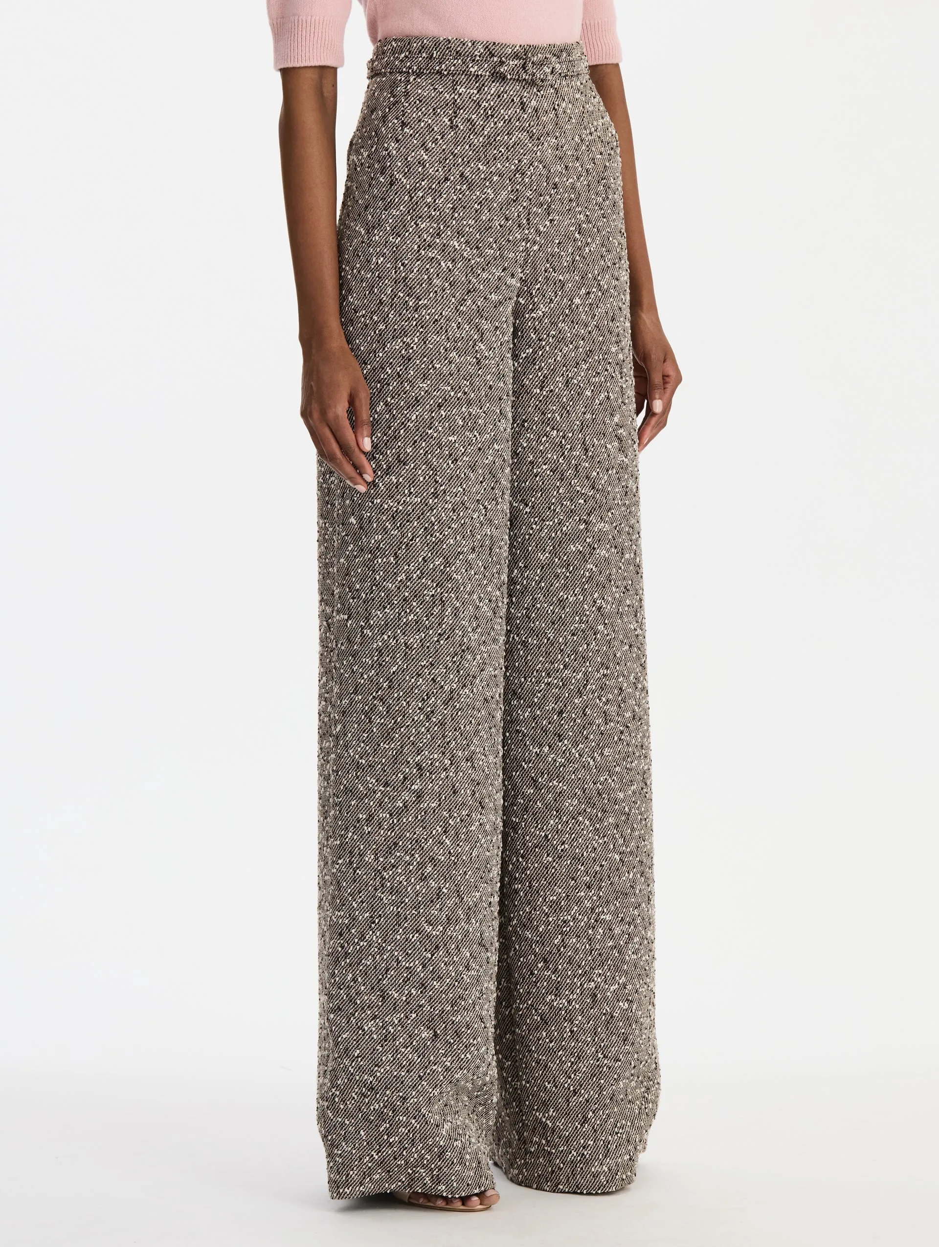 Slub Wool Tweed Pant sold by Oscar de la Renta product image thumbnail 4