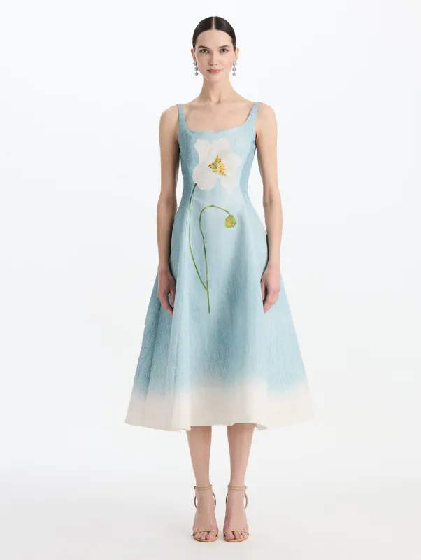 Peony Faille Dress sold by Oscar de la Renta