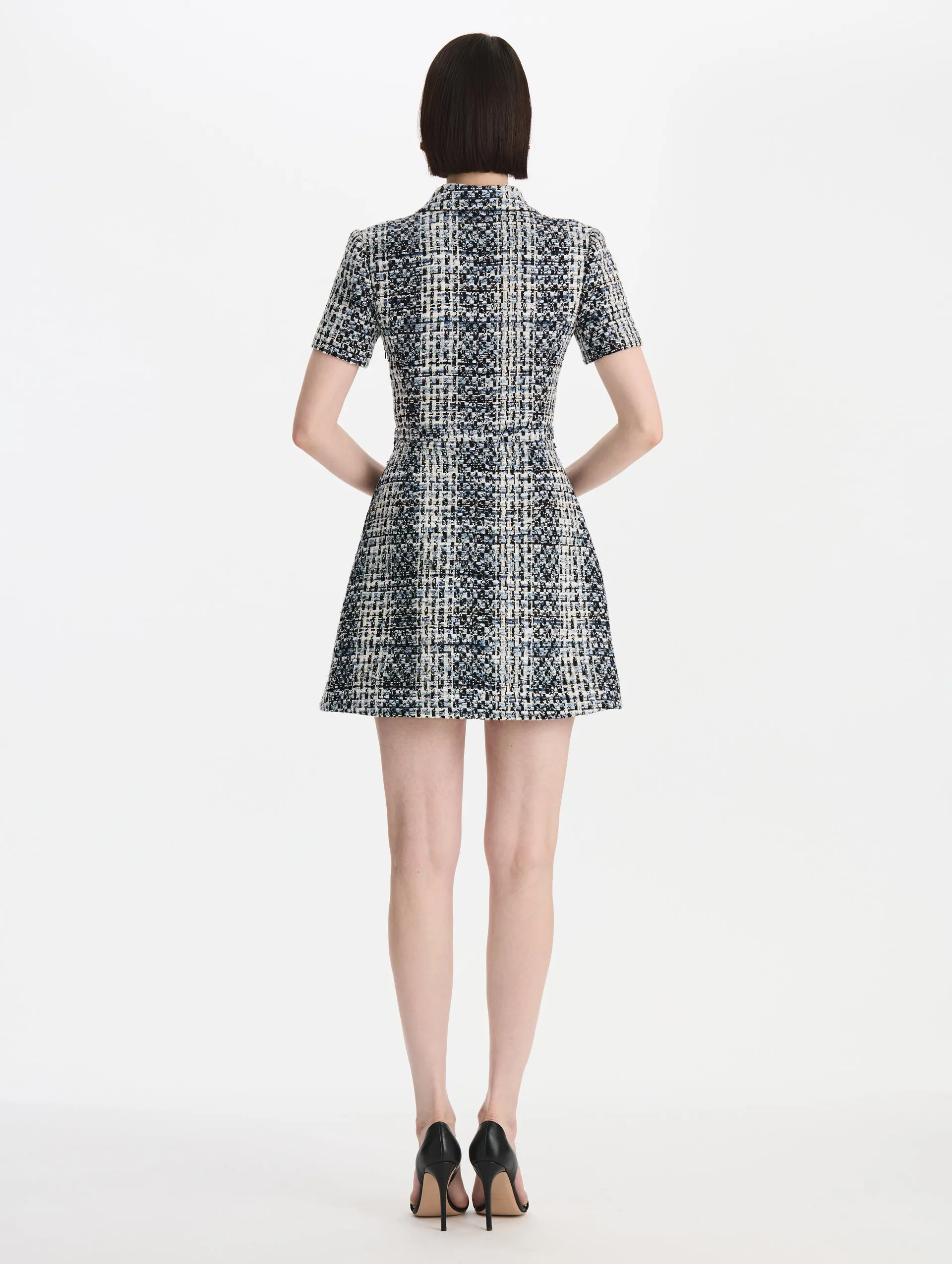 Slub Wool Tweed Mini Dress sold by Oscar de la Renta product image thumbnail 2