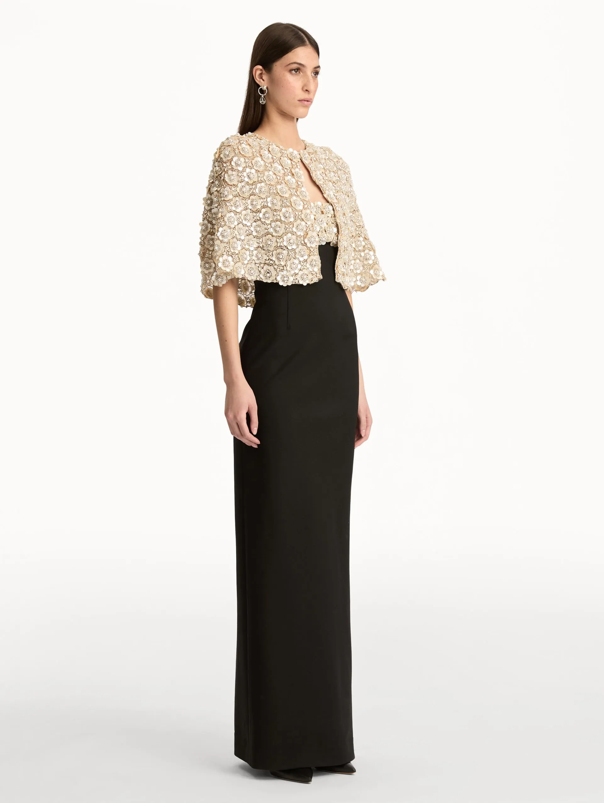 Embroidered Capelet sold by Oscar de la Renta product image thumbnail 5
