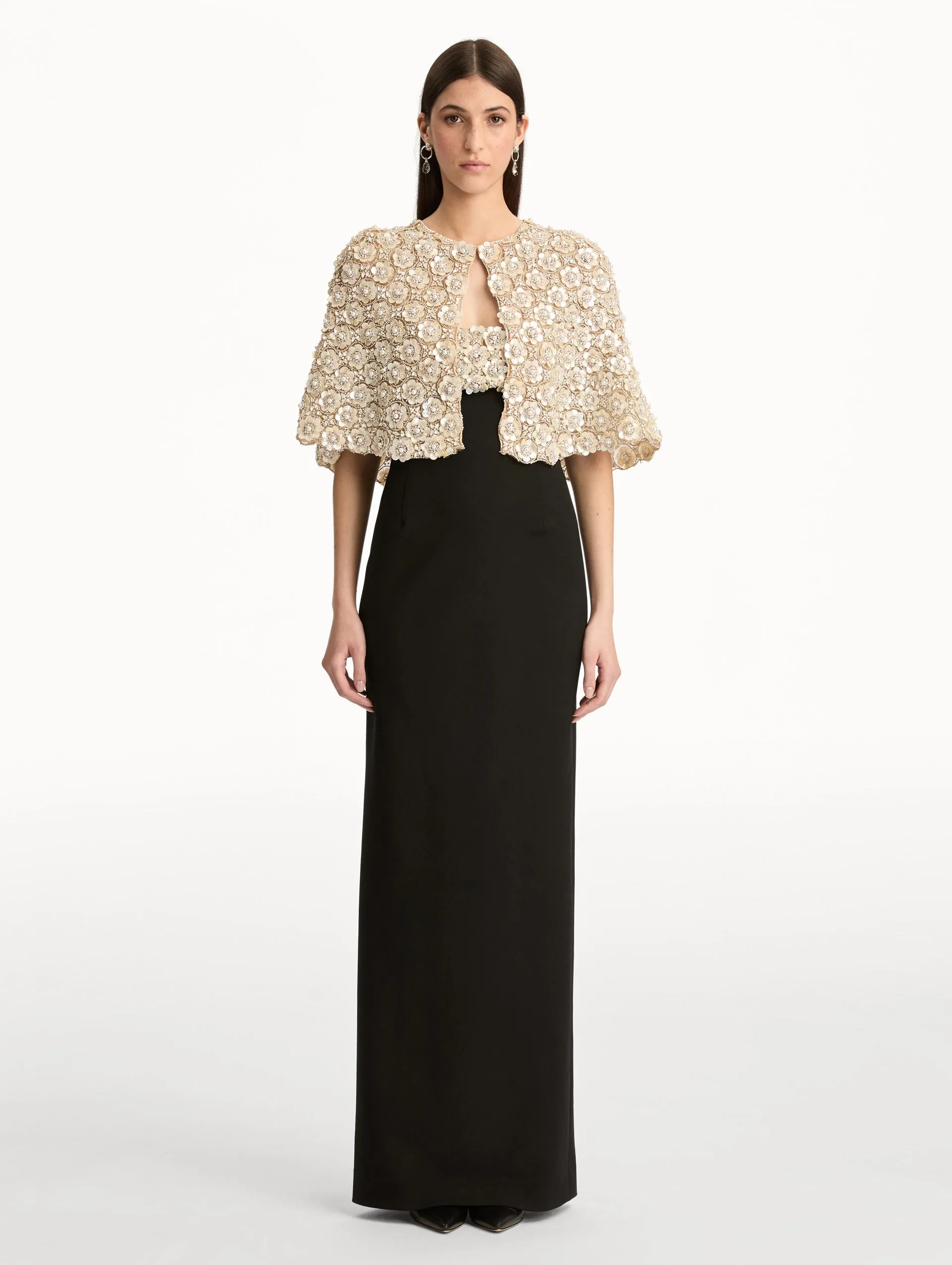 Embroidered Capelet sold by Oscar de la Renta product image thumbnail 3