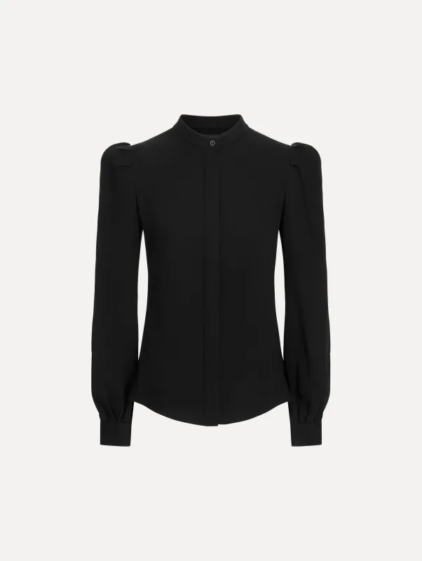 Silk Georgette Blouse made by Oscar de la Renta