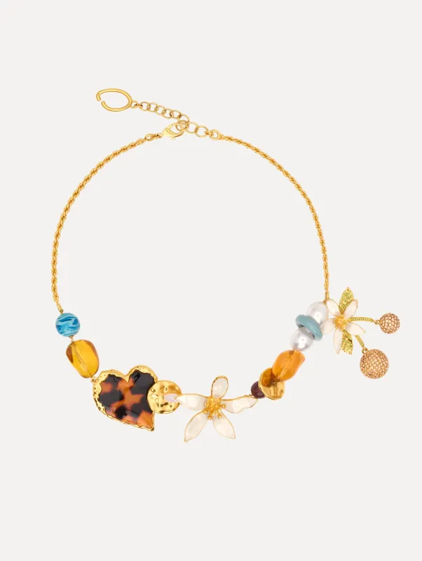 Orange Blossom Charm Necklace made by Oscar de la Renta