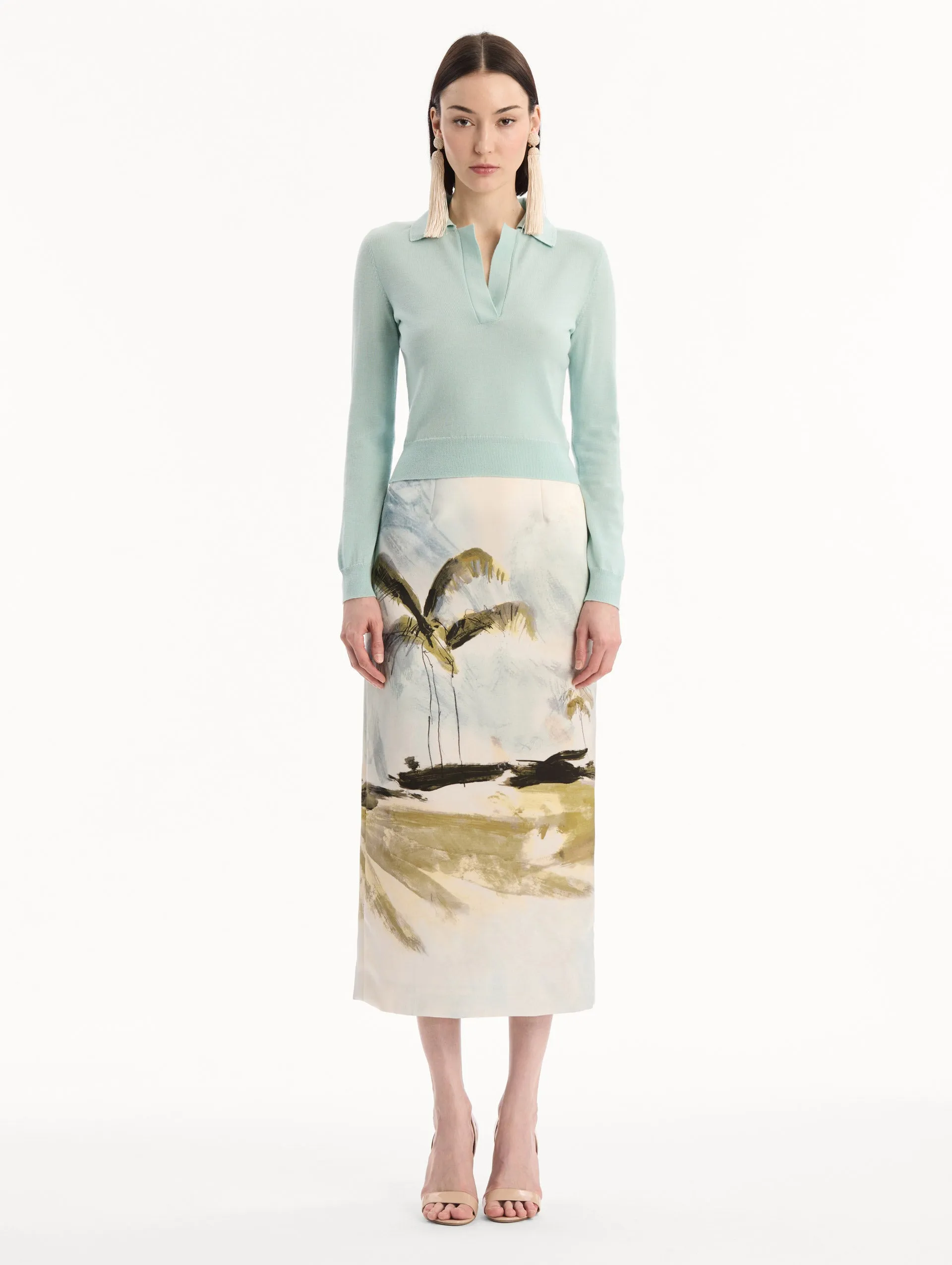 Wool Polo Pullover sold by Oscar de la Renta product image thumbnail 3
