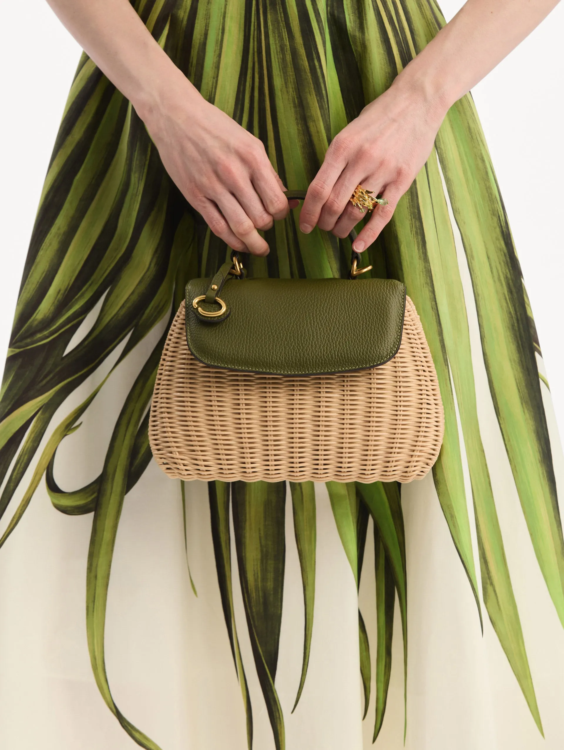 The Mini Poppy in Wicker sold by Oscar de la Renta product image thumbnail 2
