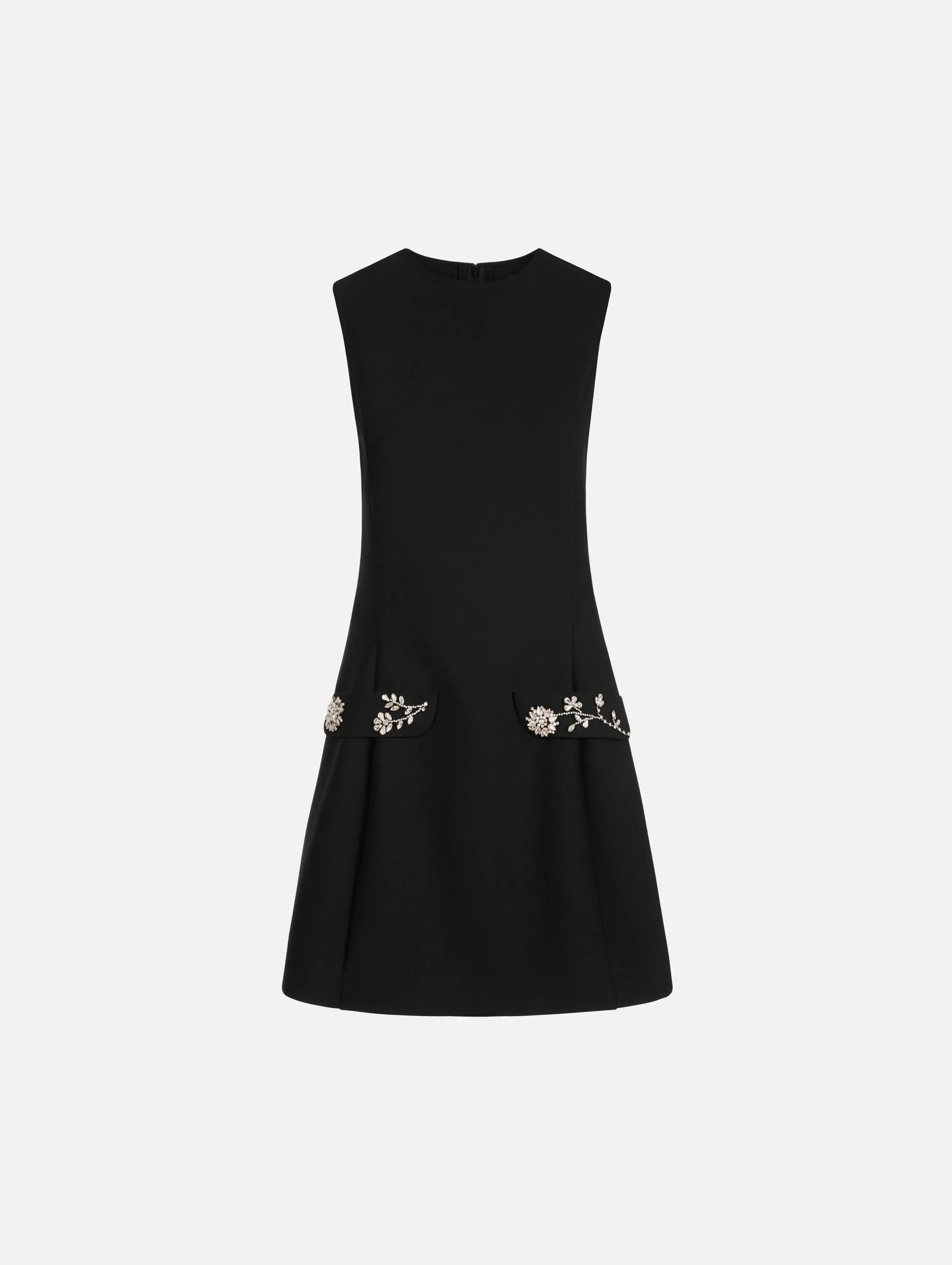 Crystal Floral Embroidered Cocktail Dress sold by Oscar de la Renta product image thumbnail 2