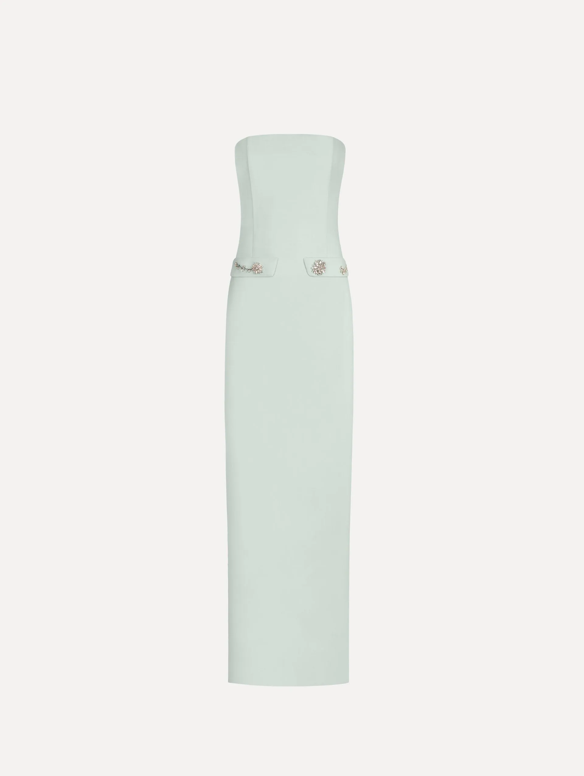 Crystal Floral Embroidered Gown sold by Oscar de la Renta product image thumbnail 2