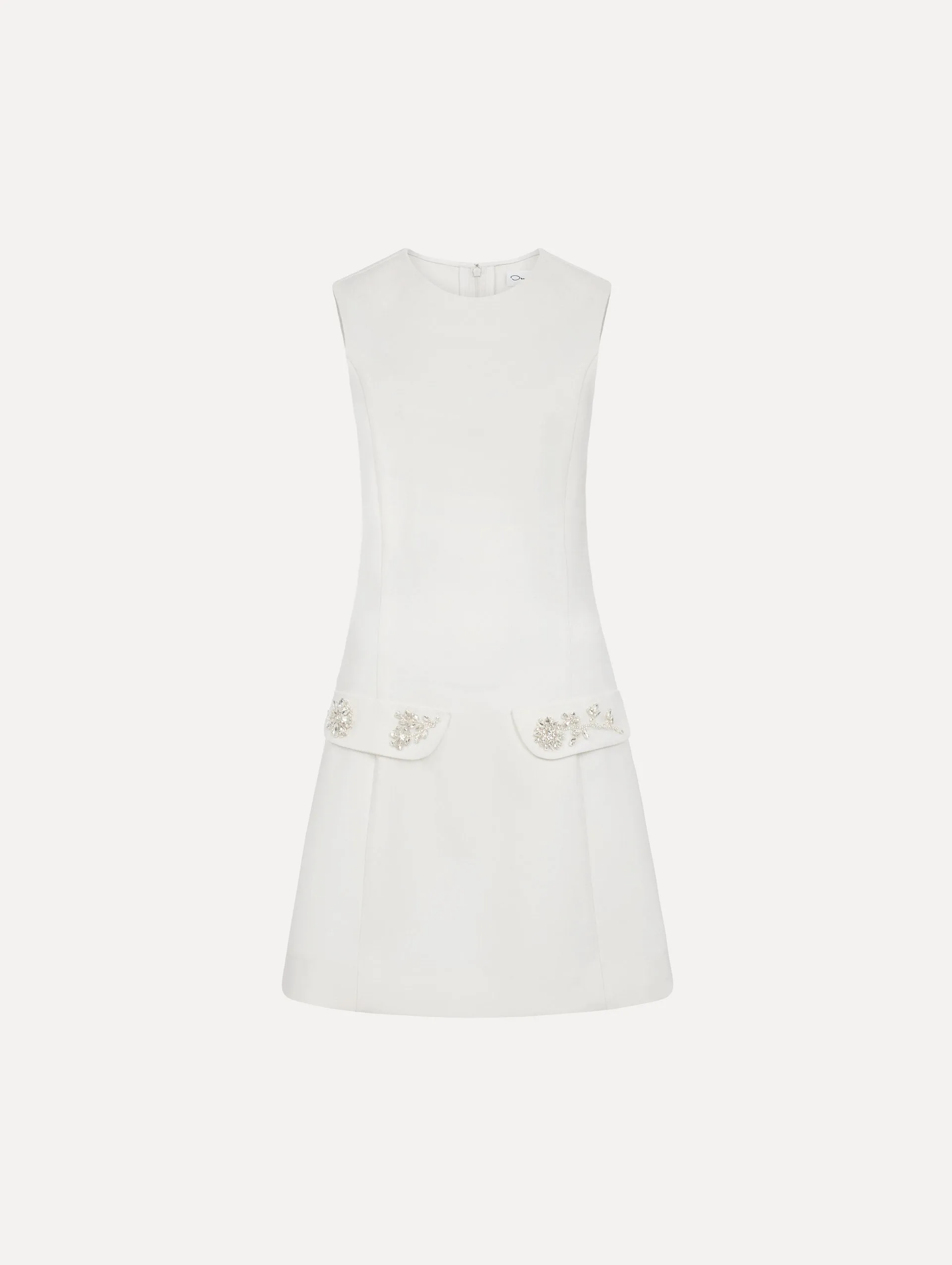 Crystal Floral Embroidered Cocktail Dress sold by Oscar de la Renta product image thumbnail 2