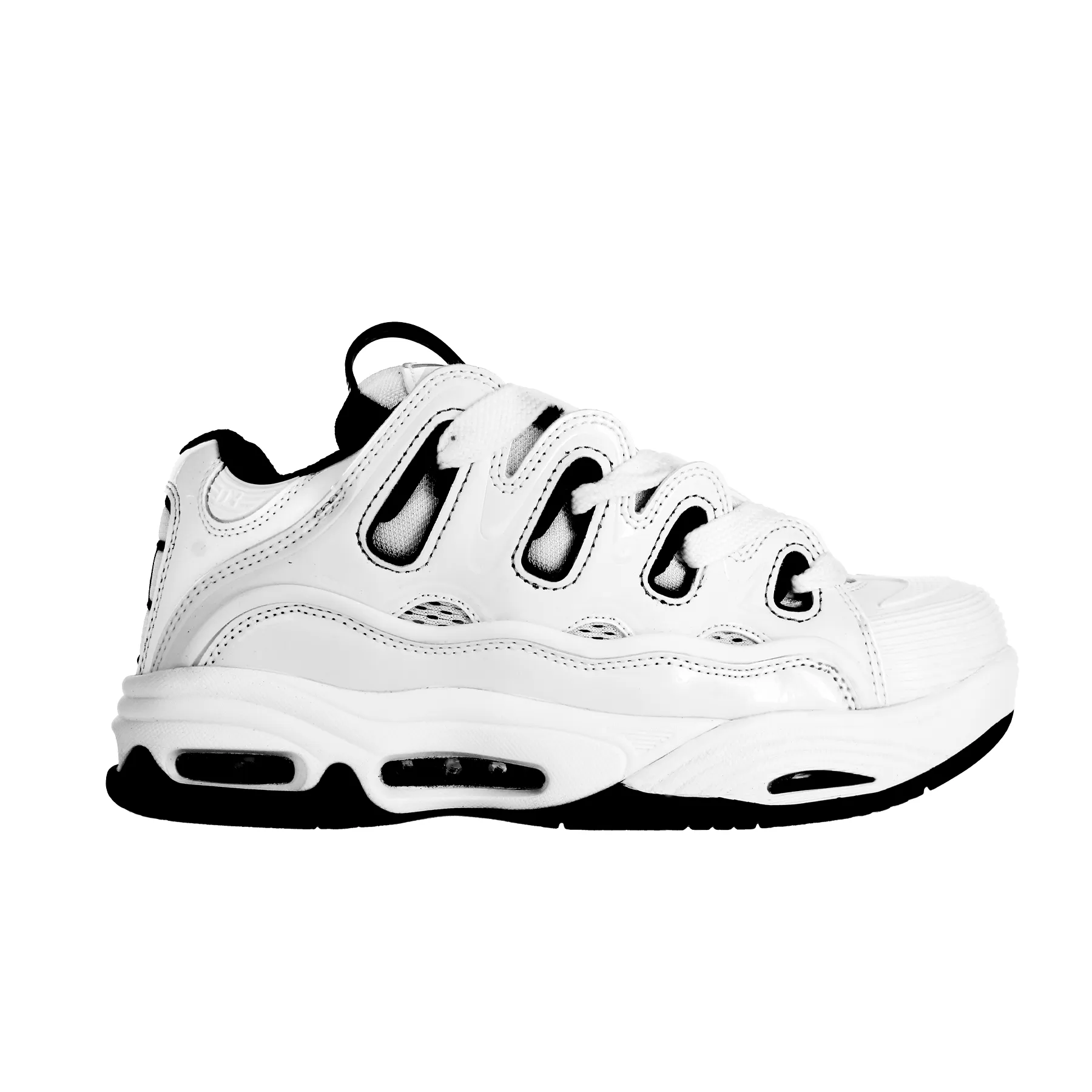 D3 2001 White/Black/Patent sold by Osiris