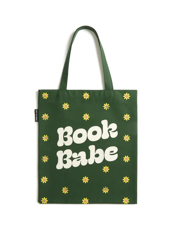 Book Babe tote bag sold by Out of Print