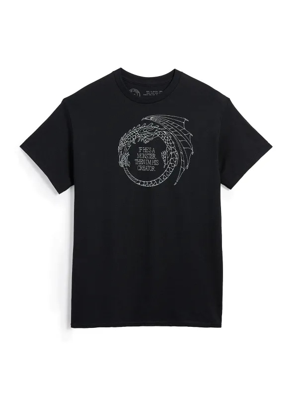 Alchemised: If He's A Monster unisex t-shirt made by Out of Print