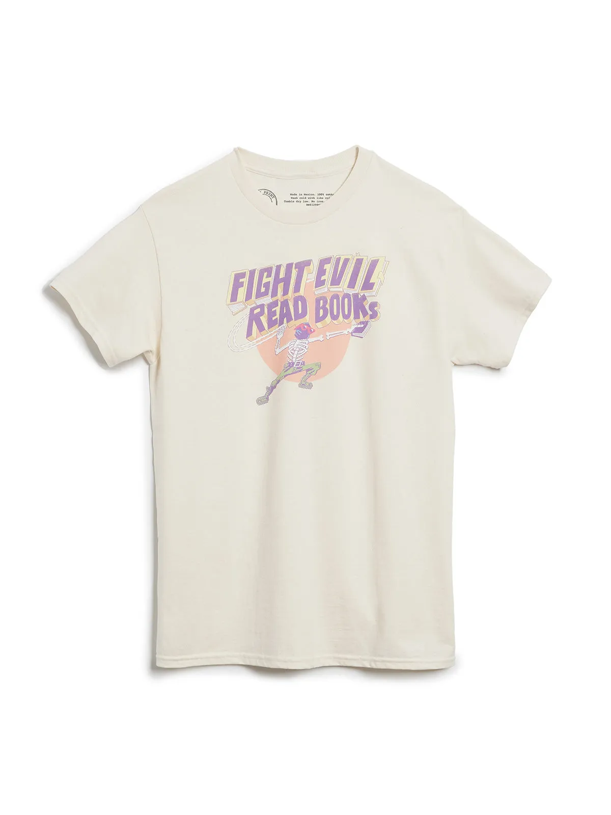 Fight Evil, Read Books Unisex T-Shirt (2025) sold by Out of Print