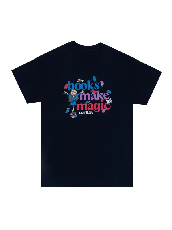 Matilda: Books Make Magic Unisex T-Shirt sold by Out of Print