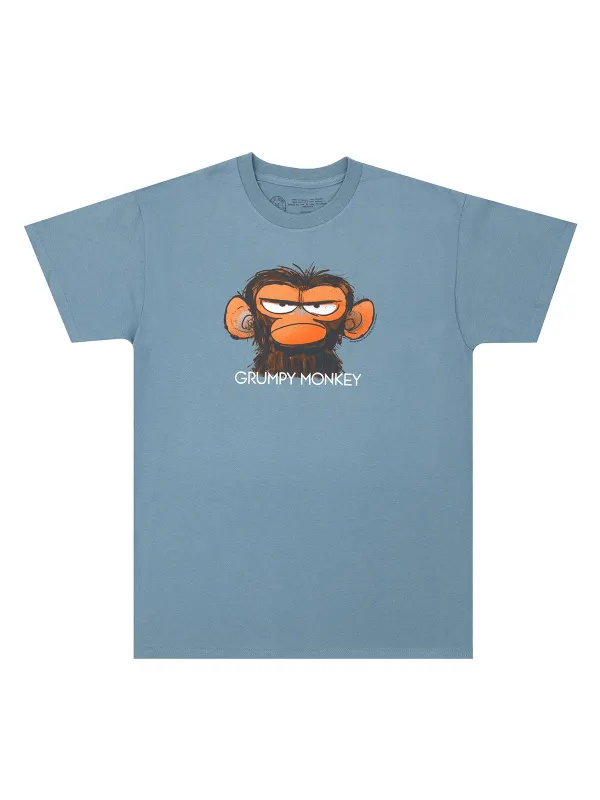 Grumpy Monkey Unisex T-Shirt sold by Out of Print